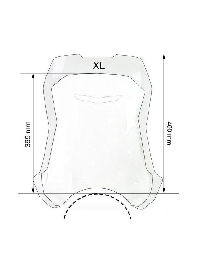 UNIT Garage Windshield with GPS support for BMW R12 NineT and R12 Cruiser