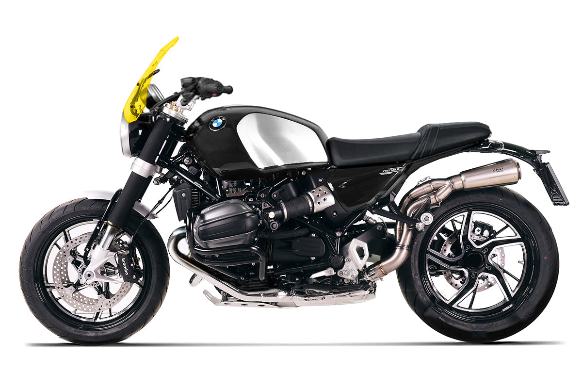 UNIT Garage Windshield with GPS support for BMW R12 NineT and R12 Cruiser
