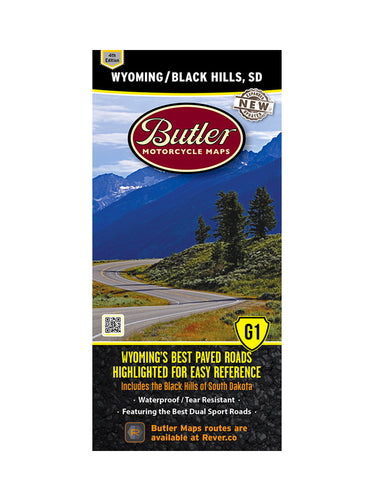 Butler Wyoming and the Black Hills of South Dakota G1 Map