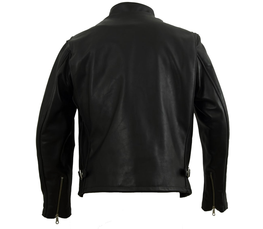 Schott 141 Classic Racer Leather Motorcycle Jacket