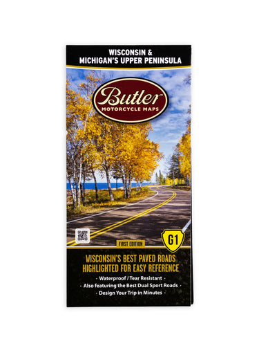 Butler Wisconsin and Michigan's Upper Peninsula G1 Map