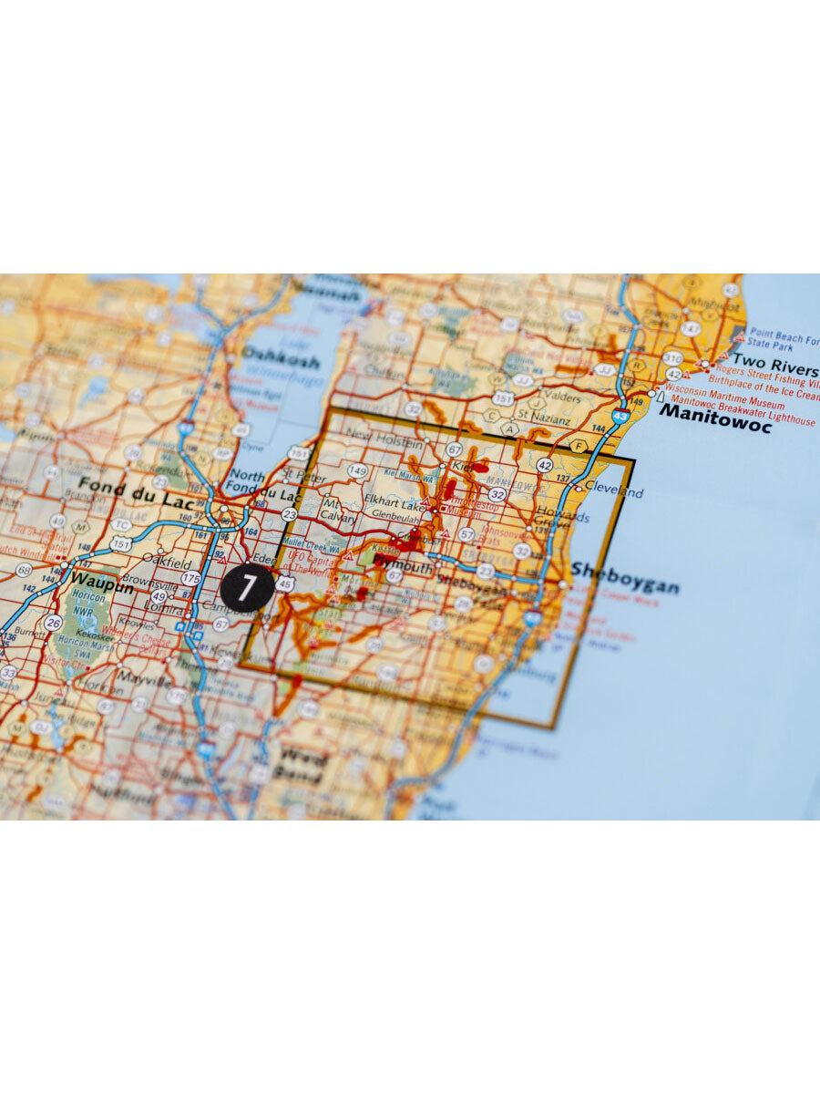 Butler Wisconsin and Michigan's Upper Peninsula G1 Map – Union Garage