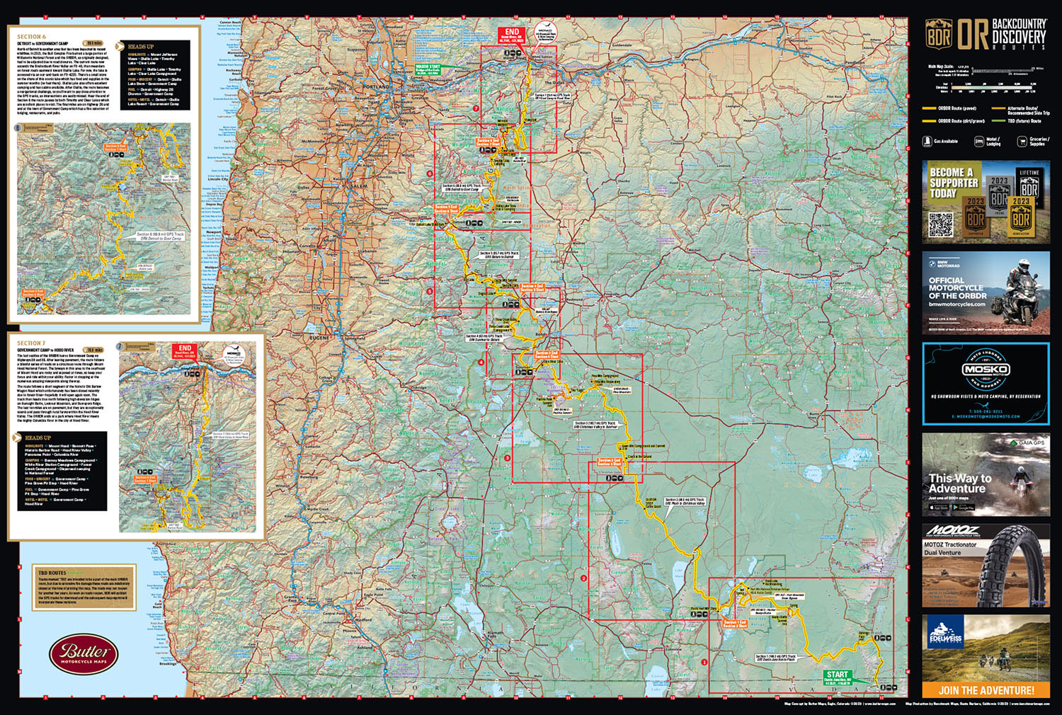 Butler Oregon BDR Map