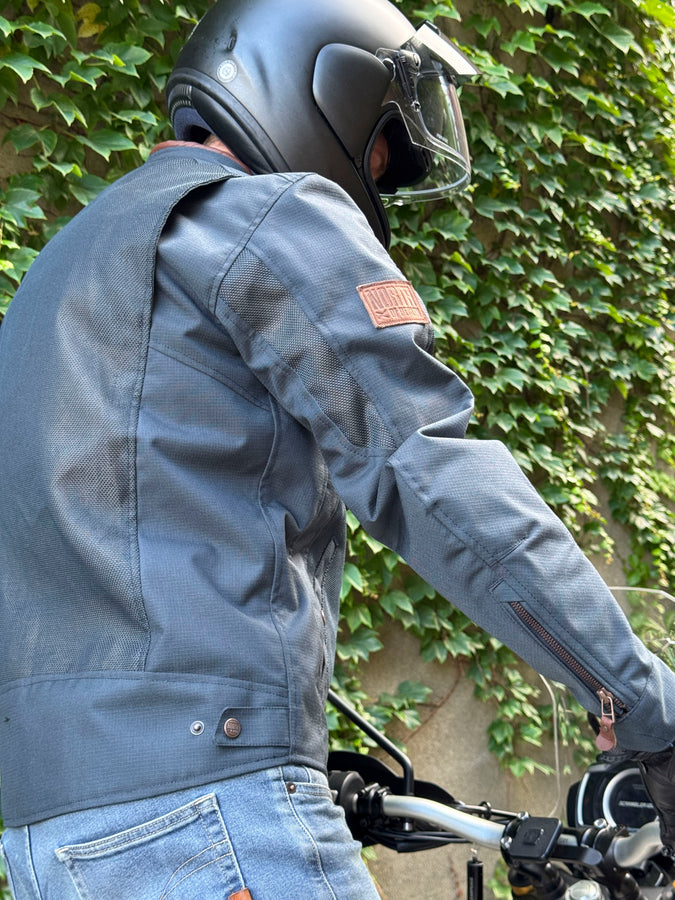 bike helmet berlin North of Berlin Desert Rider Mesh Jacket Dark Blue / 54