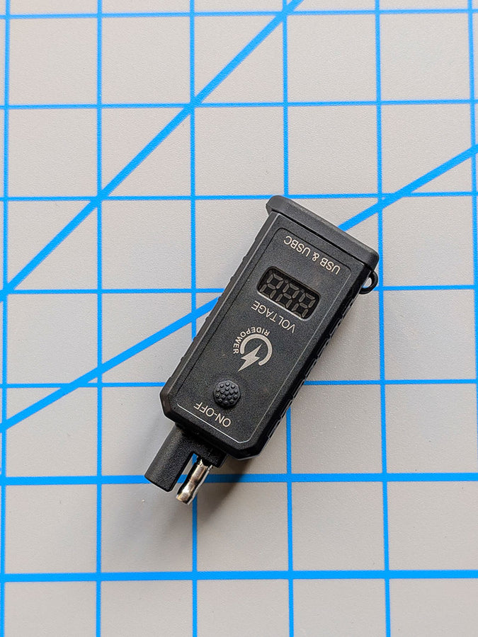 SAE Volt Meter and Dual Port USB Charger