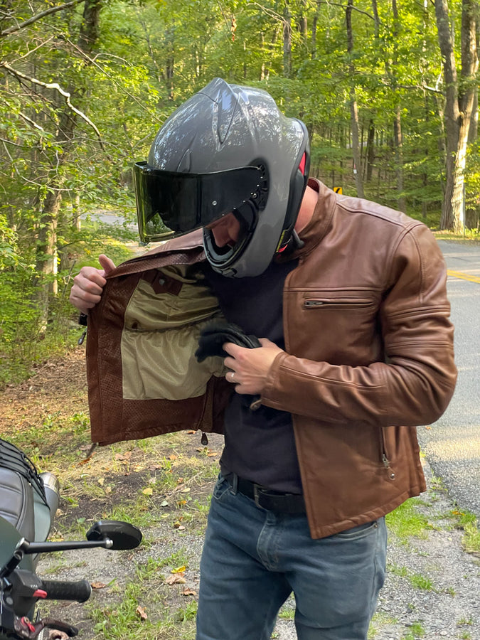 roland sands ronin tobacco BURNING ROAD STORE. Rock & Biker Shop Zaragoza.: CAZADORA RS SIGNATURE It features perforations on the inside of the arms that aids flexibility ROLAND SANDS DESIGNS APPAREL Ronin