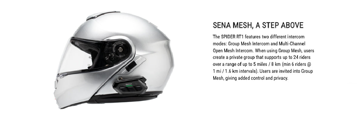 EM MOTO  Sena - SPIDER RT1 Dual Pack