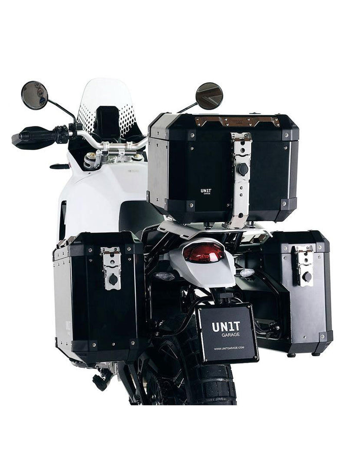 UNIT Garage ATLAS Rear Rack + Passenger Grip - Ducati DesertX
