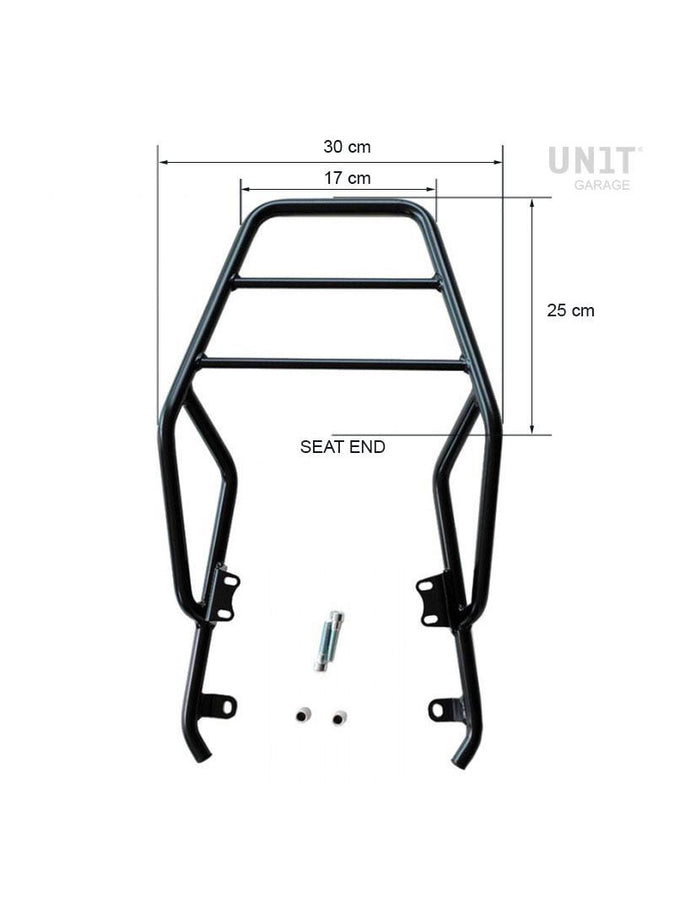 UNIT Garage Rear Parcel Rack + Passenger Grip - Yamaha XSR 900 (19+)