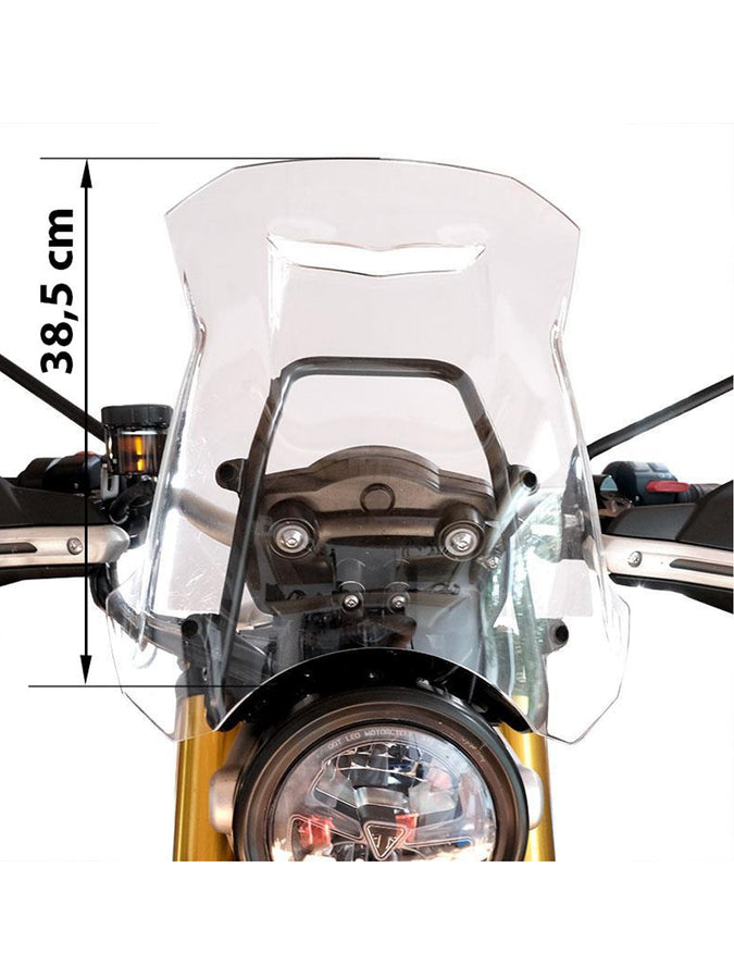 UNIT Garage Windshield with GPS support for Triumph 1200 XC-XE-X