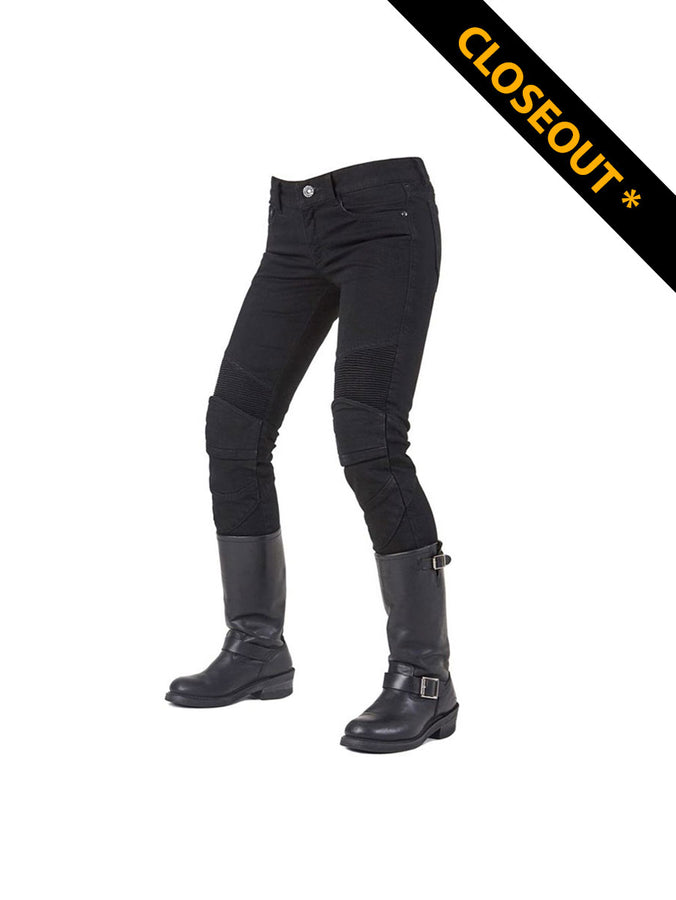 UGLY BROS Moto Pants Twiggy-K Kevlar Jeans - Black