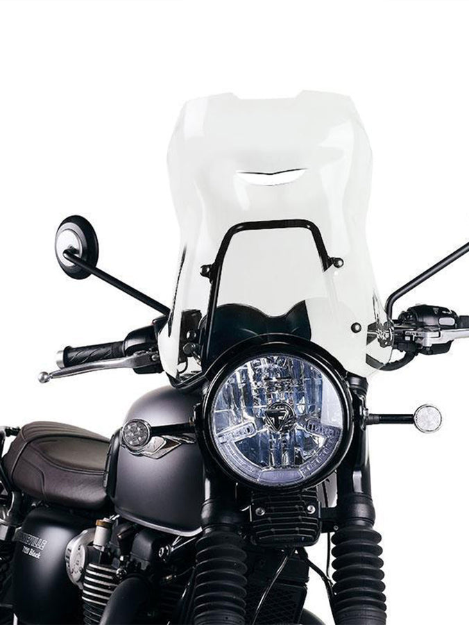 UNIT Garage Windshield with GPS support for Triumph Bonneville T120