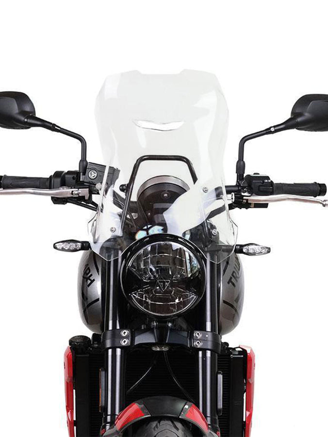 UNIT Garage Windshield with GPS support for Triumph Trident 660