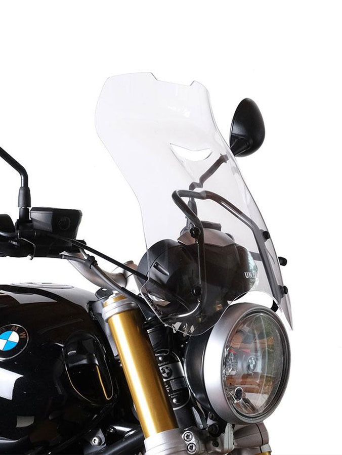 UNIT Garage Windshield with GPS support for BMW R NineT Roadster