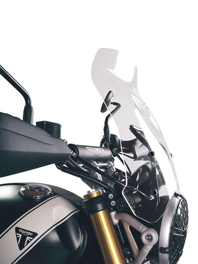 UNIT Garage Windshield with GPS support for Triumph Scrambler 400 X