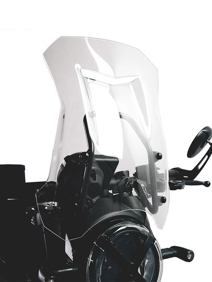 UNIT Garage Windshield with GPS support for Ducati Scrambler 400/800 (2023-on)