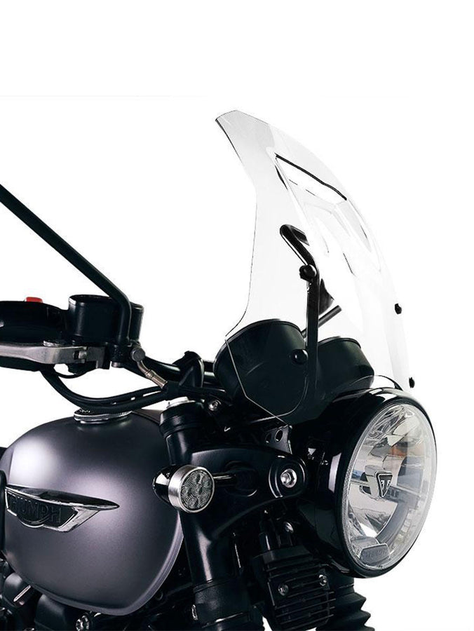 UNIT Garage Windshield with GPS support for Triumph Bonneville T120