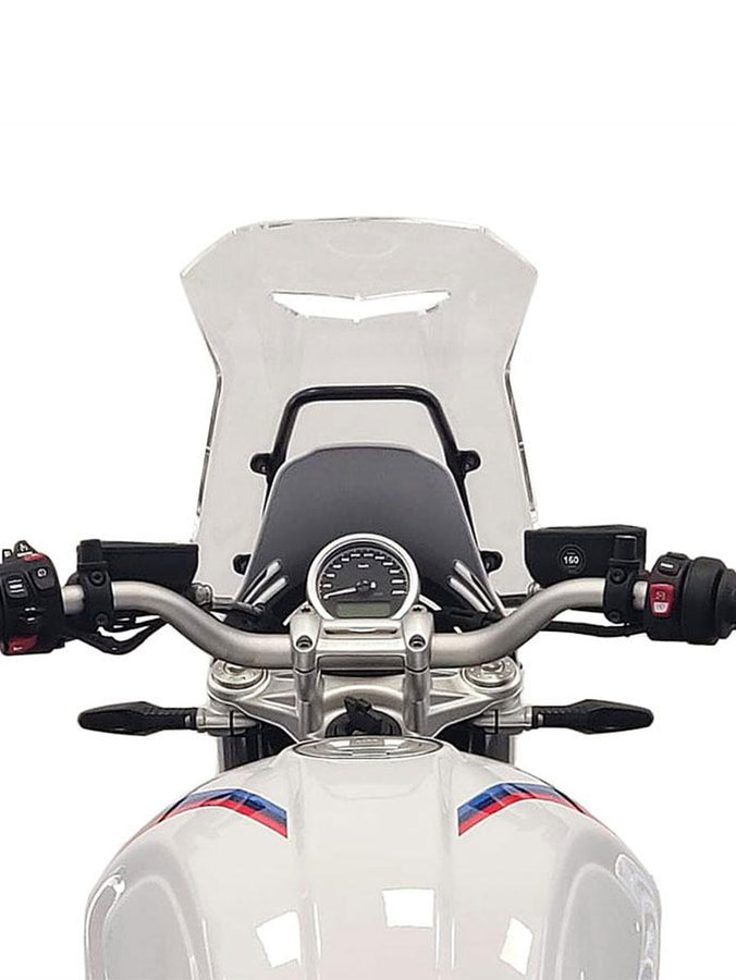 UNIT Garage Windshield with GPS support for BMW R NineT Urban GS