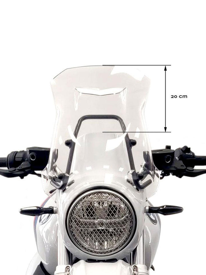 UNIT Garage Windshield with GPS support for BMW R NineT Urban GS