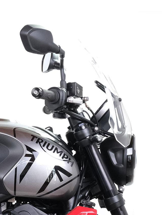 UNIT Garage Windshield with GPS support for Triumph Trident 660