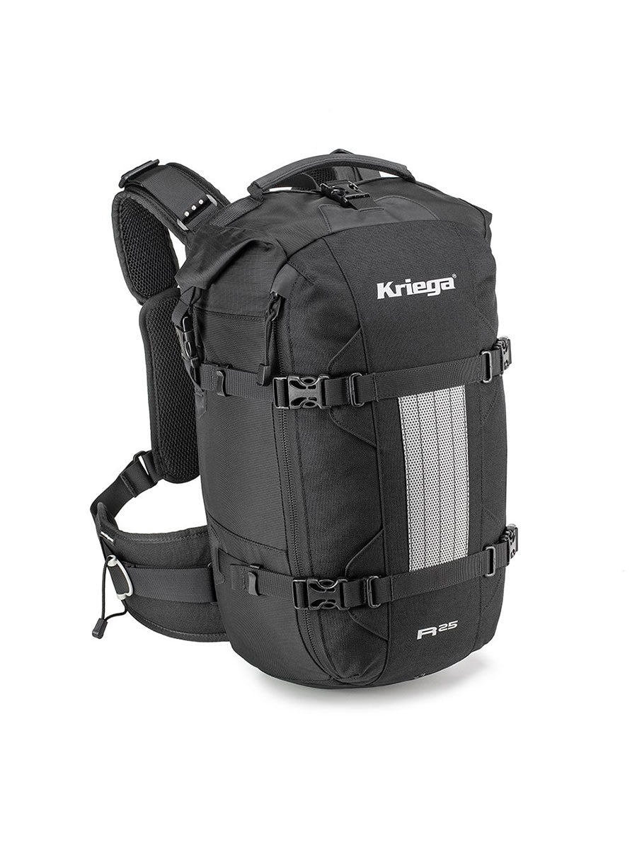 Kriega R25 バックパック ブラック　ポーチ付き Kriega R25 V2 Backpack - Motorcycle Closeouts by Rider