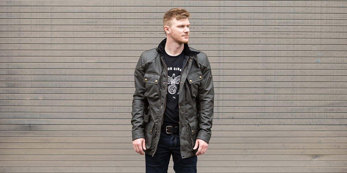 Barbour on sale belstaff jacket