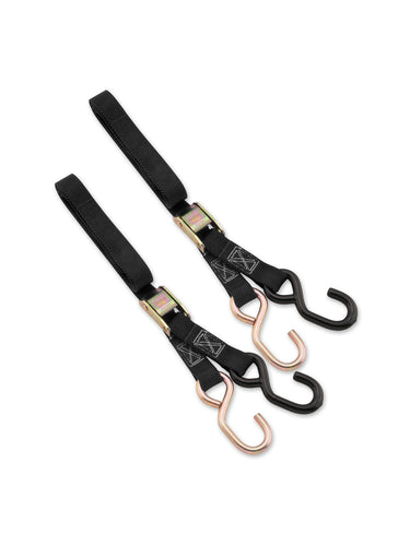 Bikemaster 1-inch Black Tiedowns