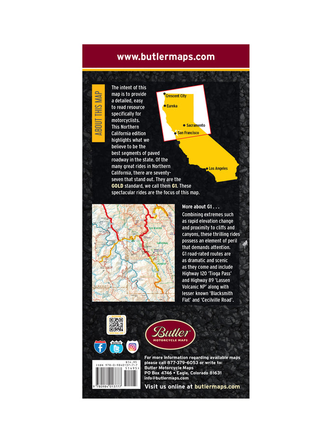 Butler Northern California G1 Map
