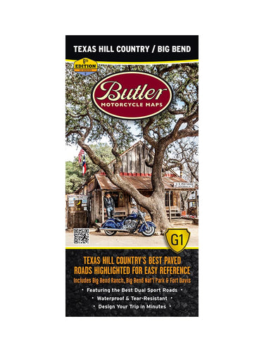 Butler Texas Hill Country/Big Bend NP G1 Map