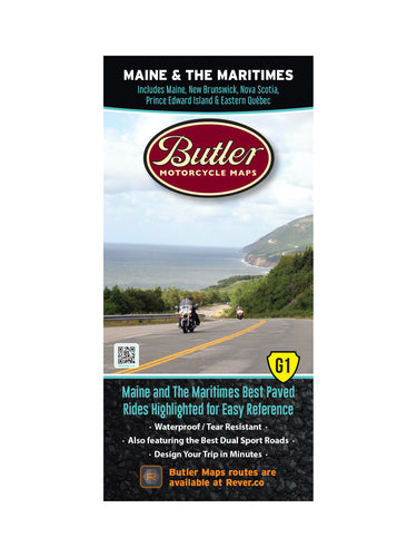 Butler Maine and the Maritimes G1 Map