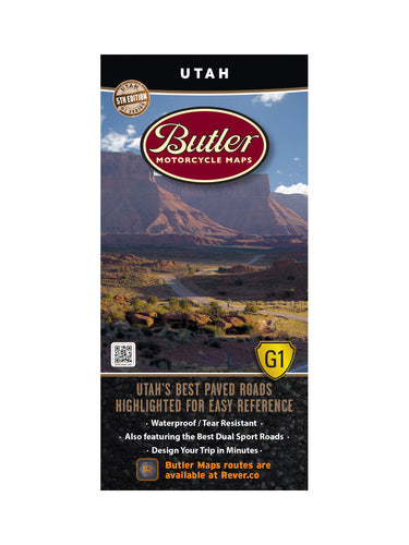 Butler Utah Paved Roads G1 Map