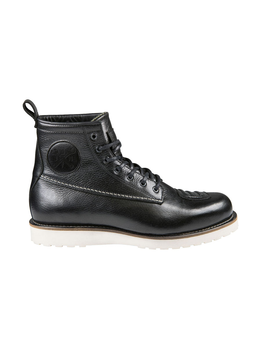 【COLOR iN ID】rider leather middle boots John-Doe-Iron-Boots-BLACK-