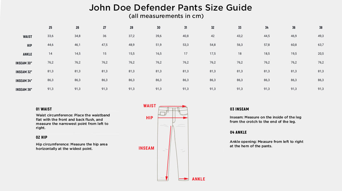 John Doe Defender Slim Cut Monolayer Cargo Pants
