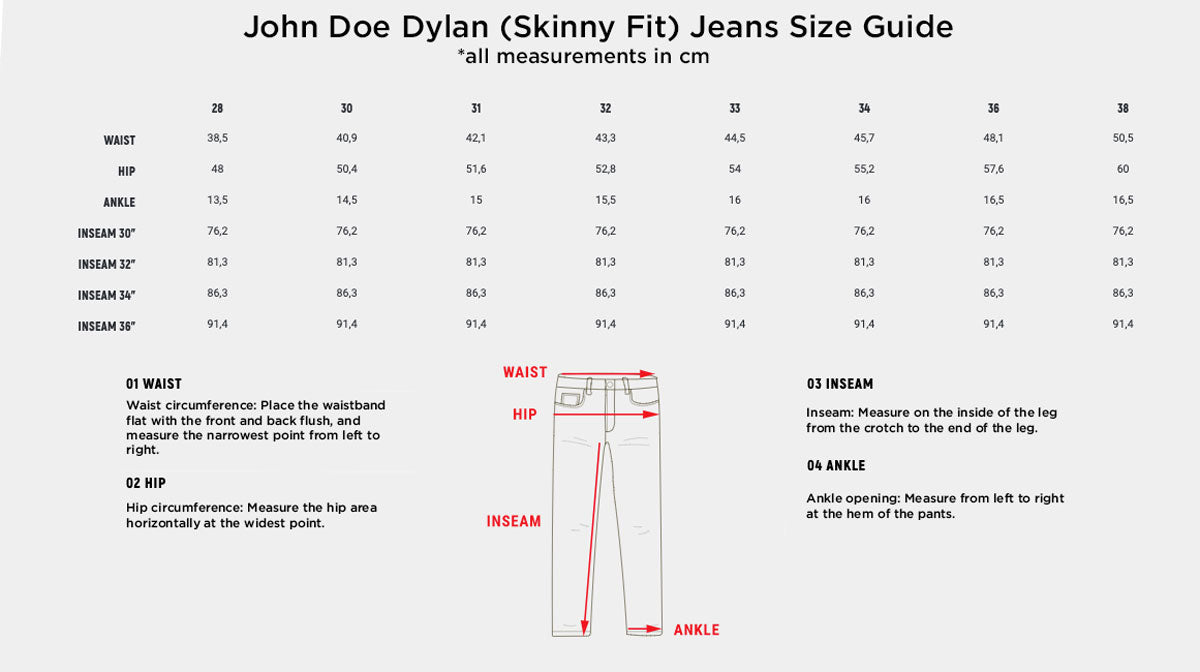 John Doe Dylan Skinny Cut Monolayer Jeans