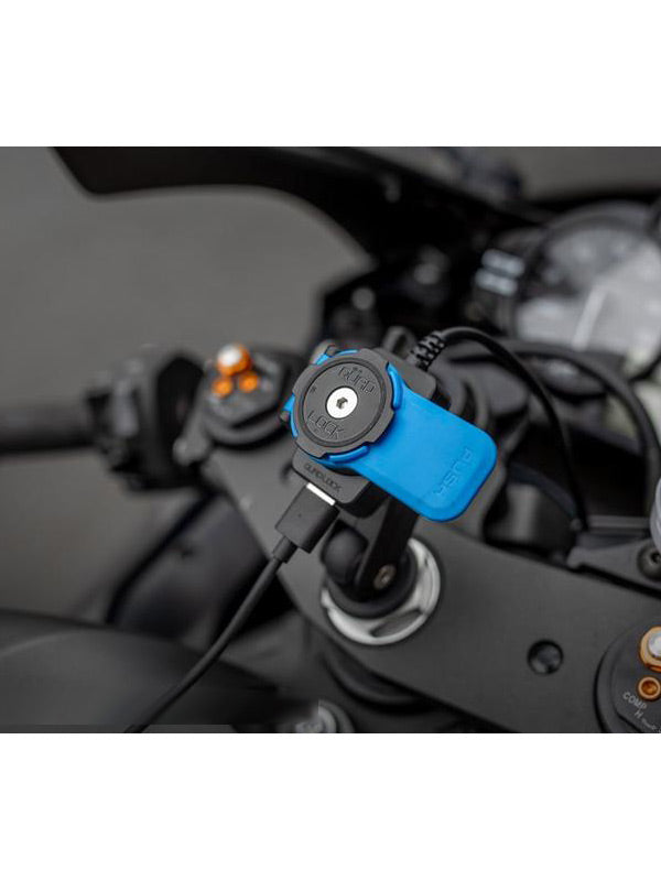 Quad Lock Cargador USB para Moto : : Coche y moto