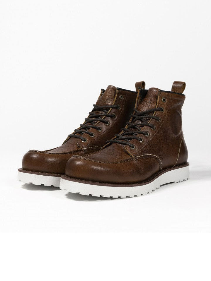 【COLOR iN ID】rider leather middle boots Kincaid Leather and Logo Riding Boot | Michael Kors [US]