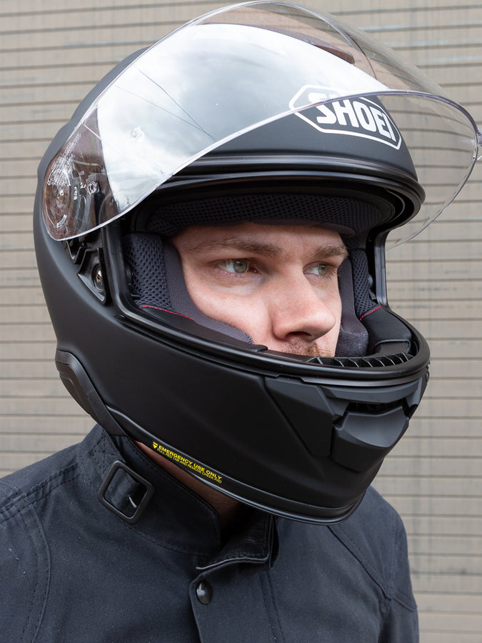 Shoei store matt black