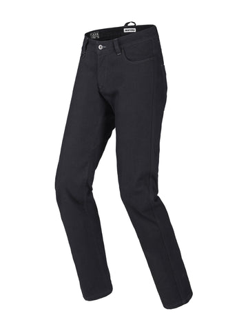 Pants JOHN DOE Defender size W32xL32 black Slim Fit 69% cotton, 22% nylon,  1.5% elastane, 2.5% aramid & 5% polyester Protection class AAA