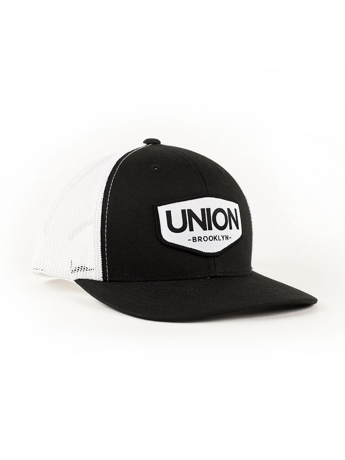 Union Garage Trucker Hat Black White