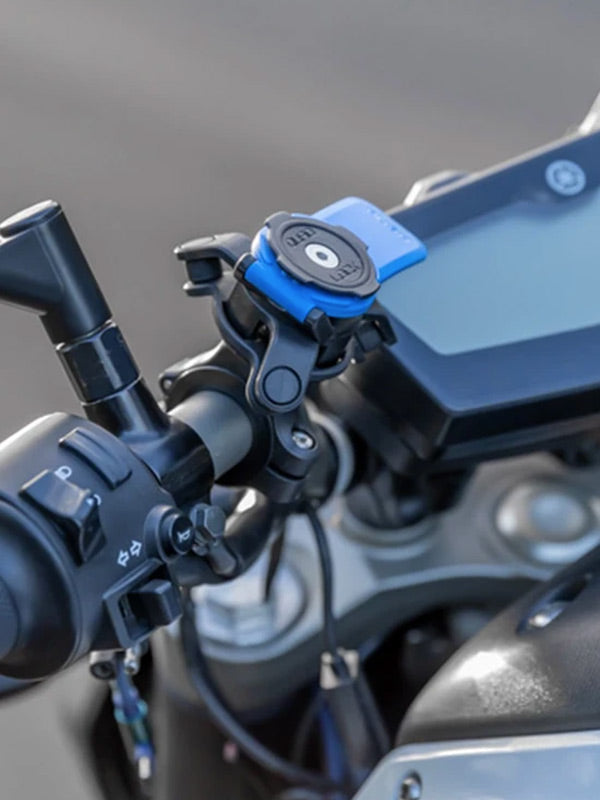 🏍️Support téléphone moto Quad Lock + anti vibrations + pastille téléphone🏍️  - Équipement moto